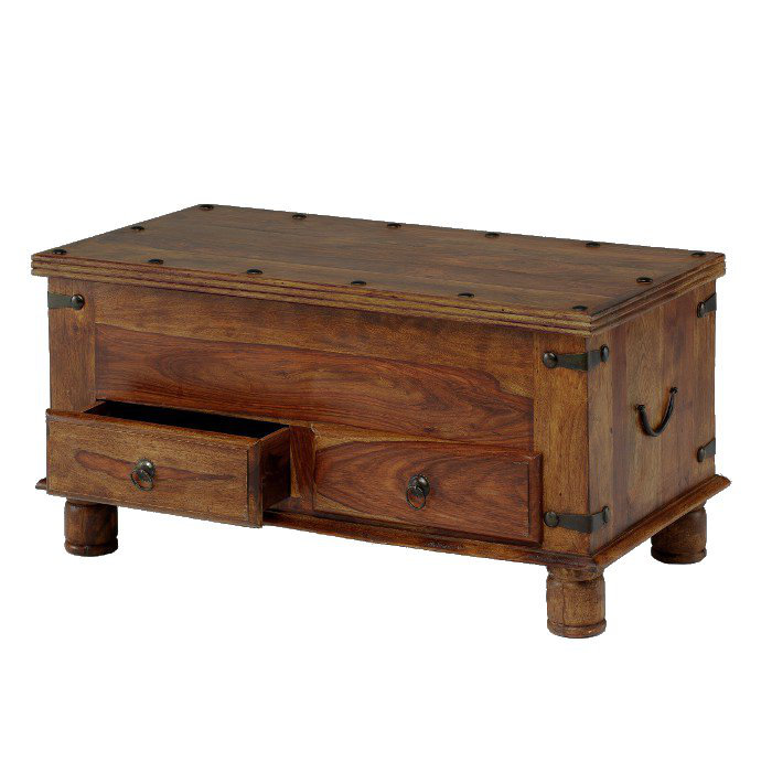 Coffee Table Trunk with Storage